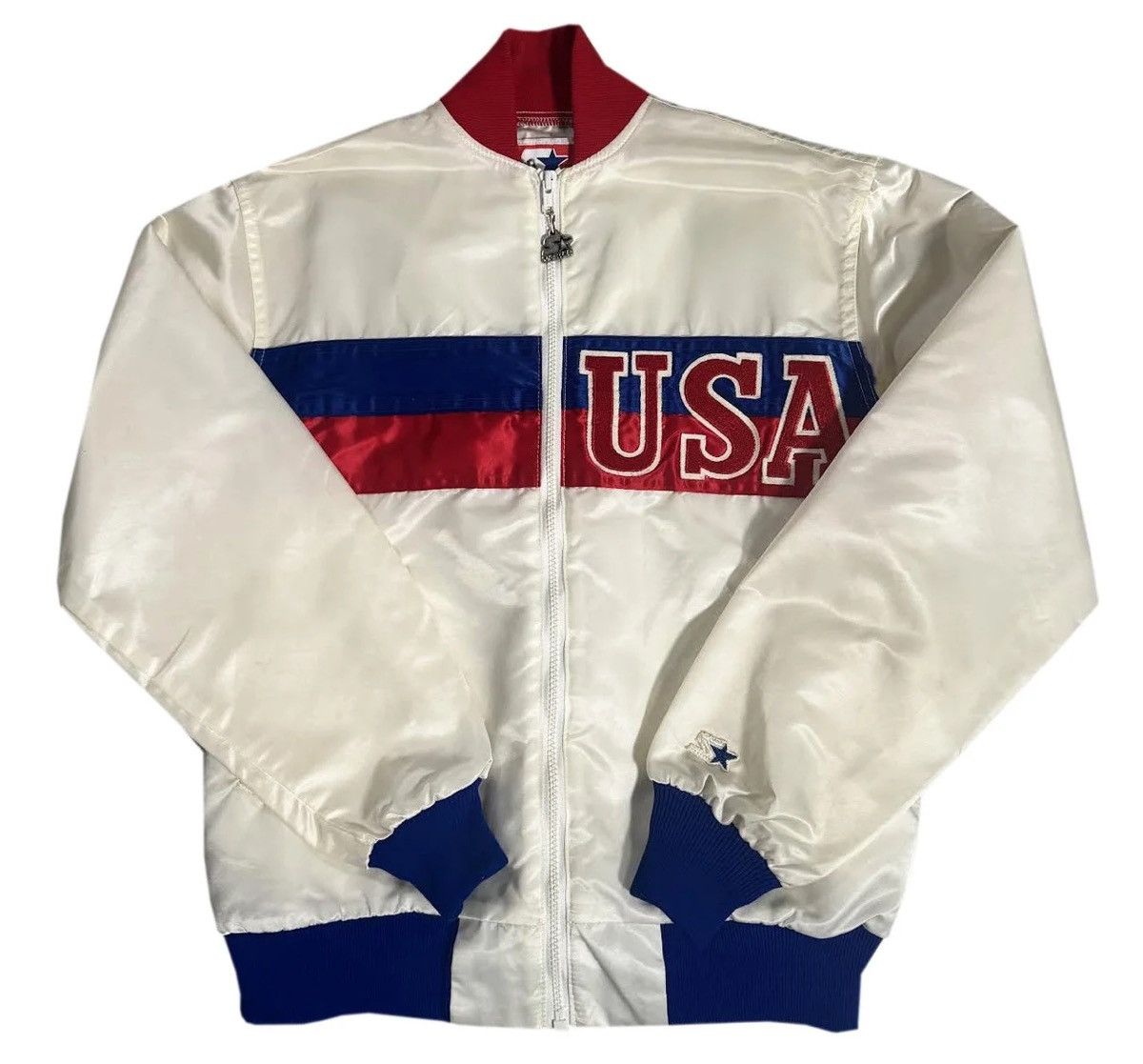 Starter Vintage Starter Team USA Satin Jacket (Size S) Size US S / EU 44-46 / 1 - 1 Thumbnail