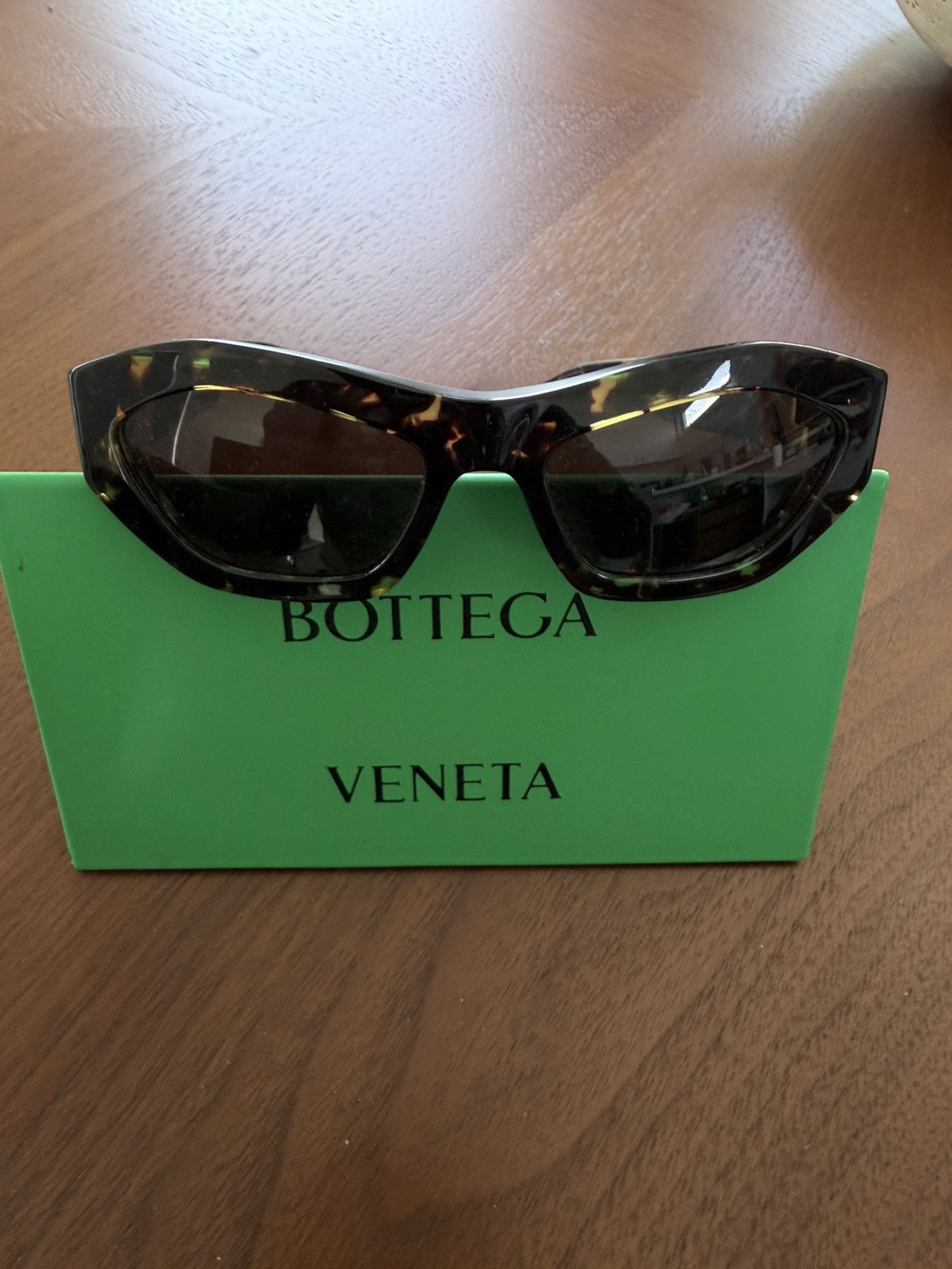 Bottega Veneta Bottega Veneta TORT SQUARE Sunglasses Size ONE SIZE - 4 Thumbnail