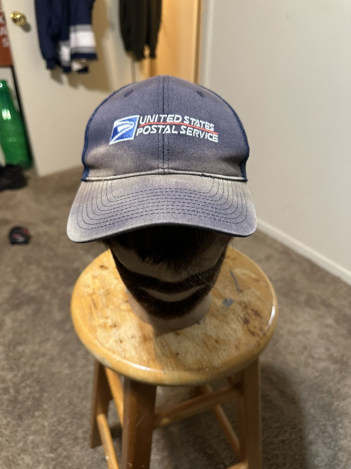 Anti Social Social Club Vintage USPS Mailman “triple grey & blue” hat 00s Size ONE SIZE - 2 Thumbnail