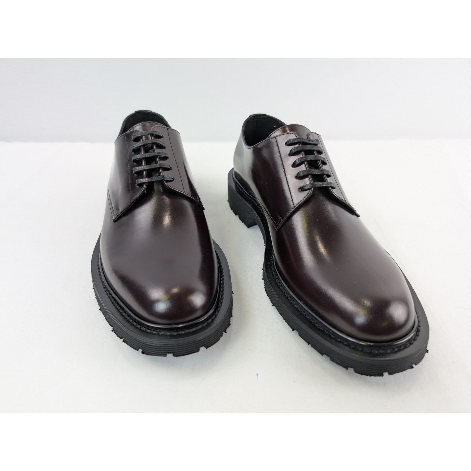 Saint Laurent Paris o1rshd1 Army 20 Derby Boots in Dark Wine (Burgundy) Size US 9 / EU 42 - 5 Thumbnail