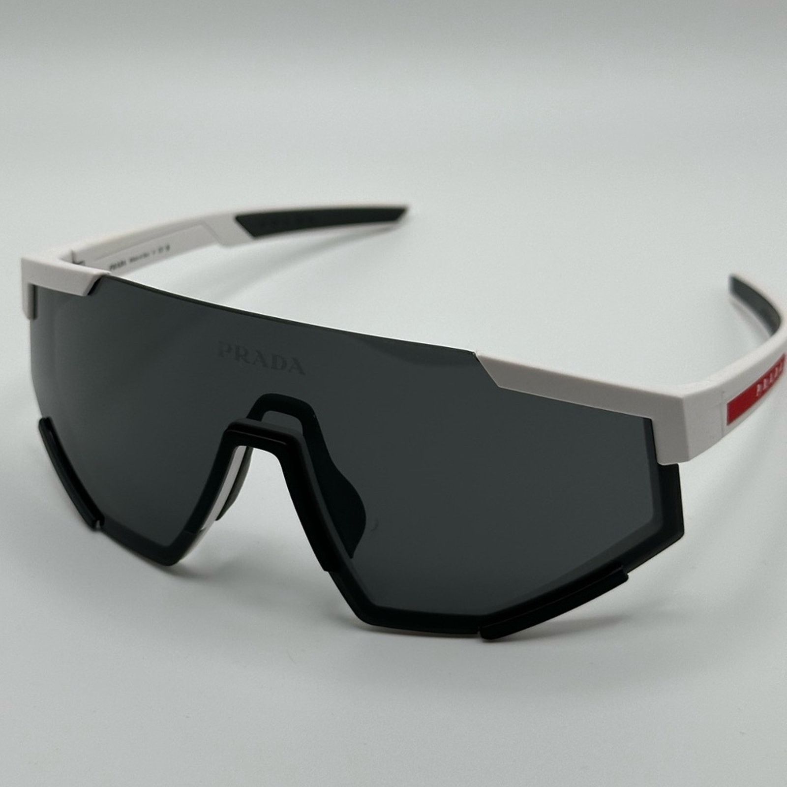 Prada NEW PRADA Linea Rossa PR04WS TWK06F White Rubber/Dark Grey Size ONE SIZE - 4 Thumbnail
