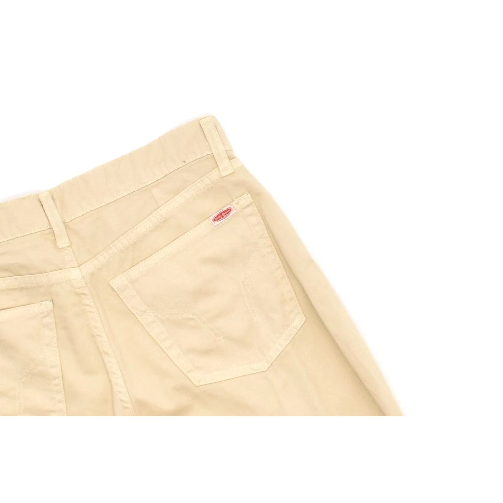 Vintage VINTAGE GENERAL COMPANY Womens Casual Trousers IT 44 W30 L33 Khaki Cotton NN09 Size 30" / US 8 / IT 44 - 3 Thumbnail
