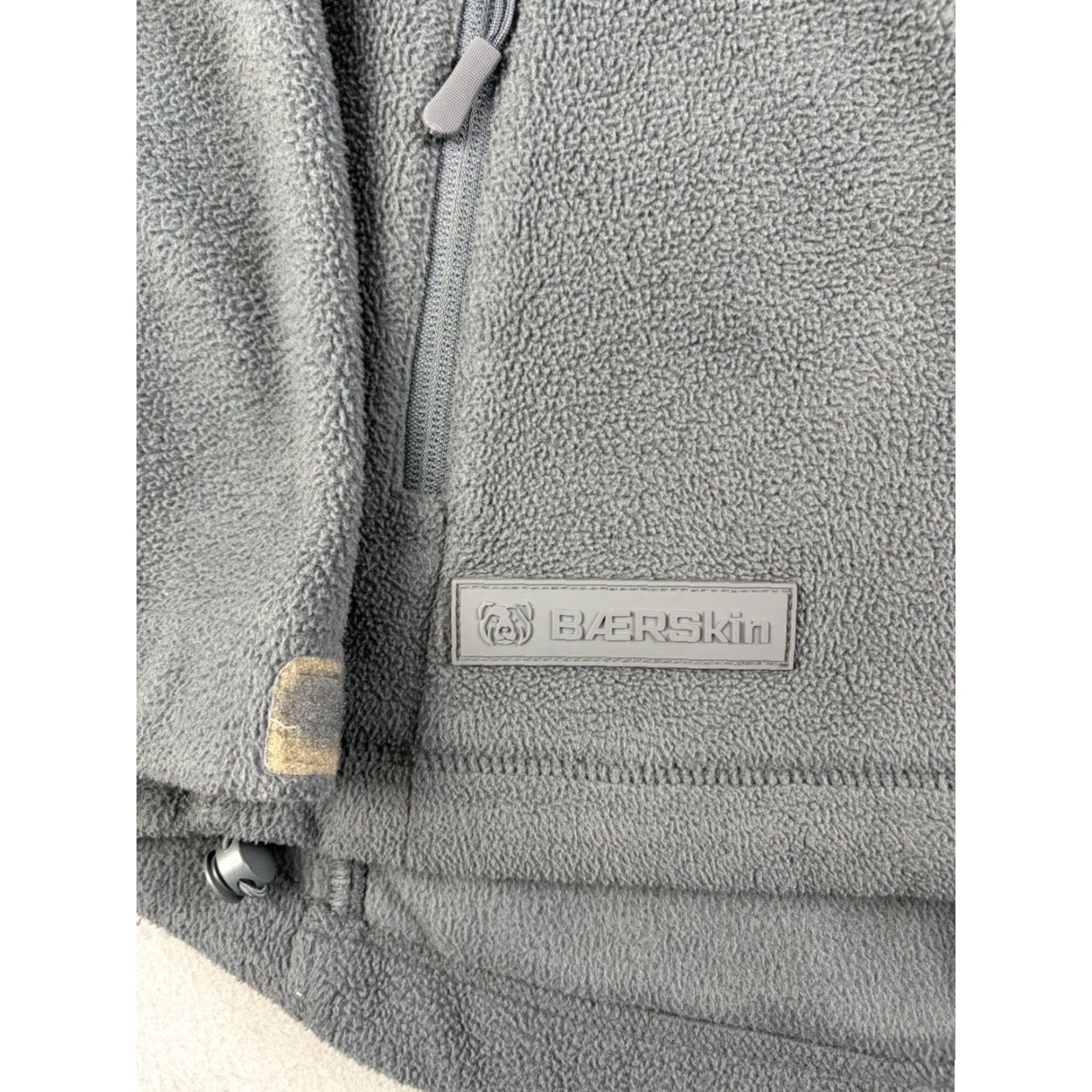 Vintage BAERSkin Hoodie Jacket Men S Gray Fleece Zip Pockets Full Zip Hooded Military Army Outdoor Tactical Size US S / EU 44-46 / 1 - 3 Thumbnail