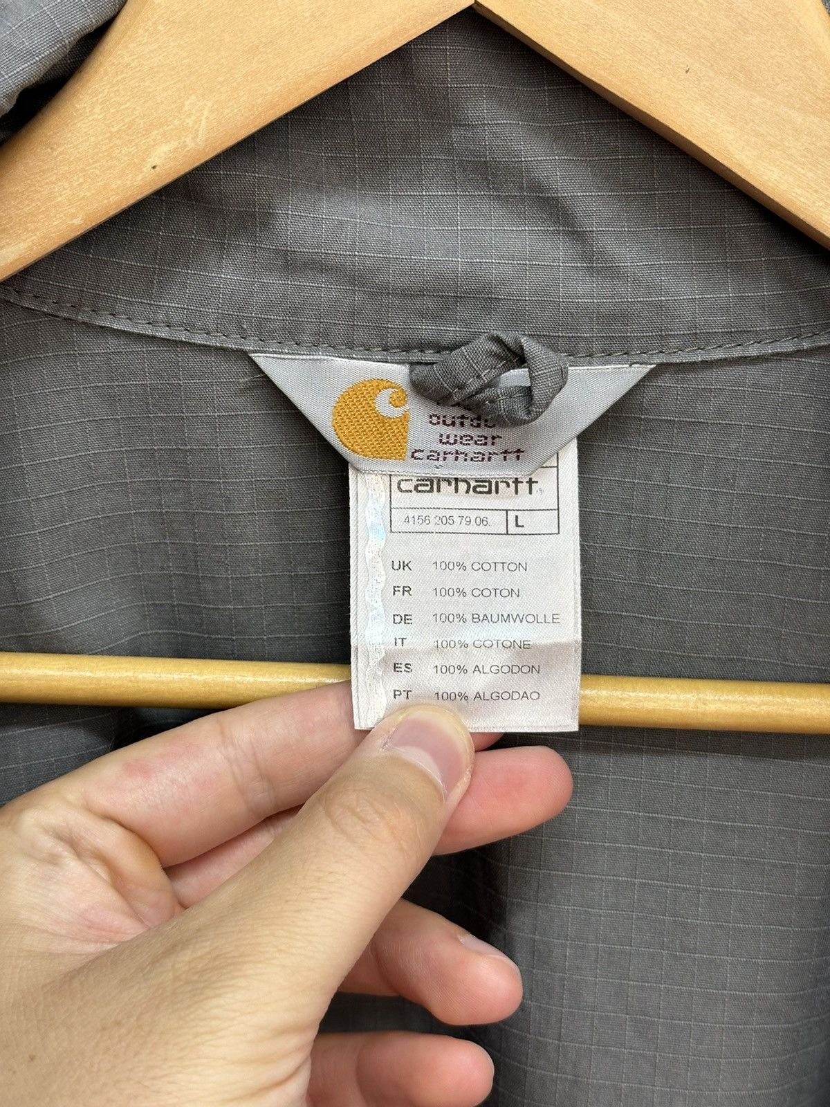 Carhartt × Vintage Vintage Carhartt Jacket Ripstop Y2K Archival Rare Size US L / EU 52-54 / 3 - 9 Thumbnail