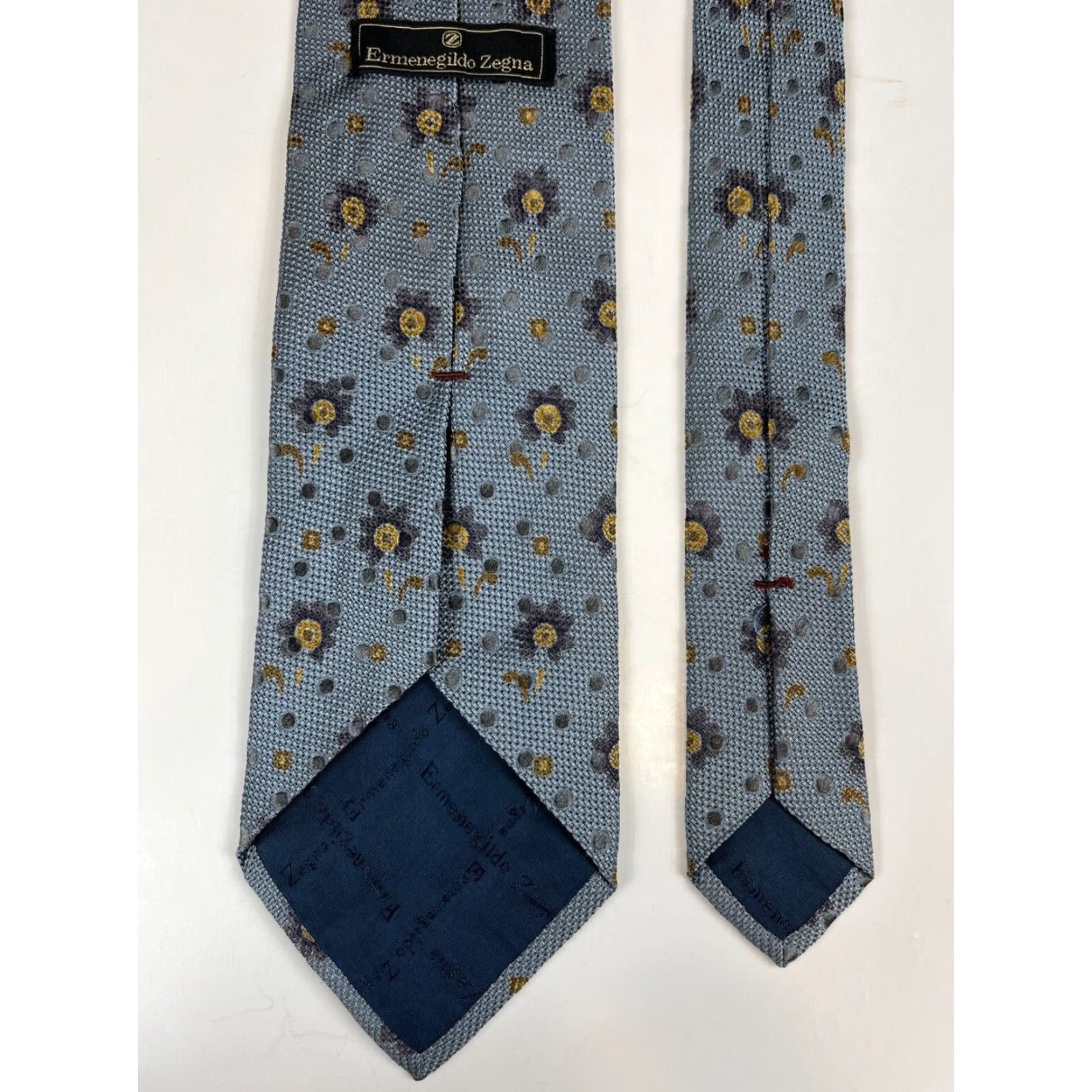 Ermenegildo Zegna Ermenegildo Zegna Silk Tie Men Floral Woven Multicolor Made in Italy Size ONE SIZE - 6 Thumbnail