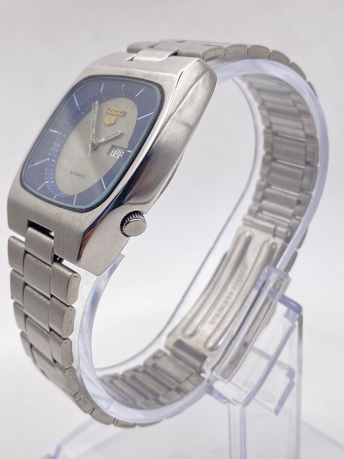 Seiko Vintage Seiko 5 Automatic 6309 Gray Dial Men’s Wristwatch Size 36 - 4 Thumbnail