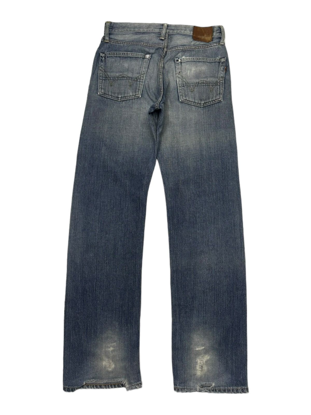 Edwin EDWIN 505zxx SELVEDGE DISTRESSED DENIM JEANS Size US 29 - 4 Thumbnail
