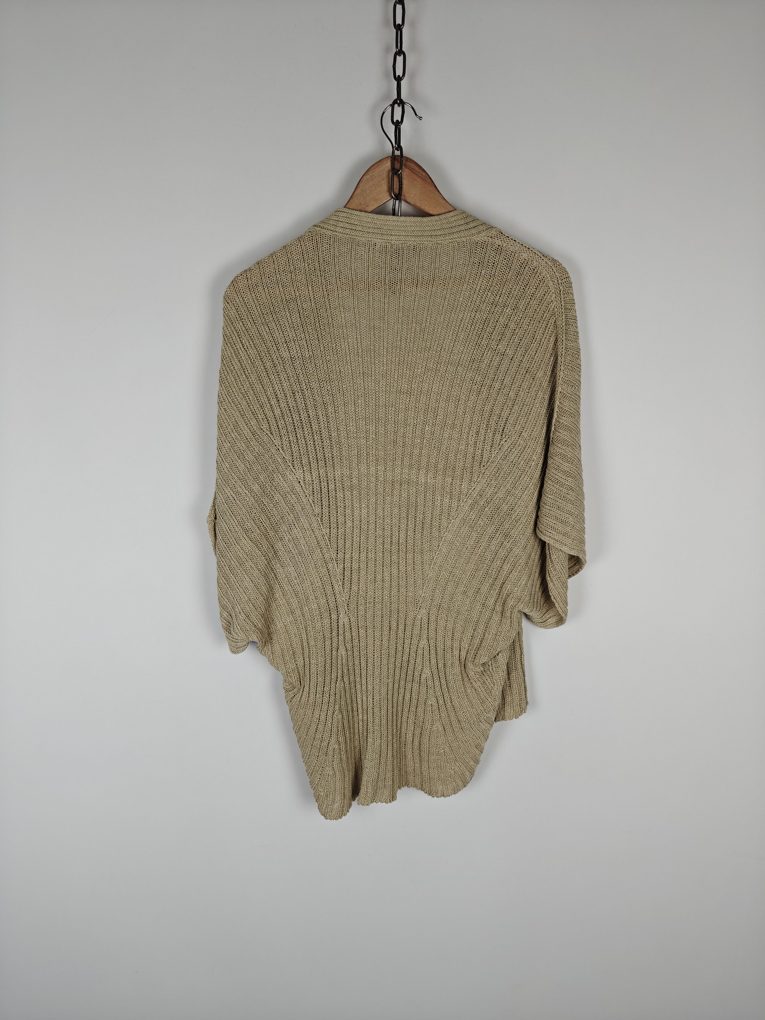 Weekend Max Mara Weekend Max Mara Knit Open Cardigan Batwing Beige XL Size XL / US 12-14 / IT 48-50 - 8 Thumbnail