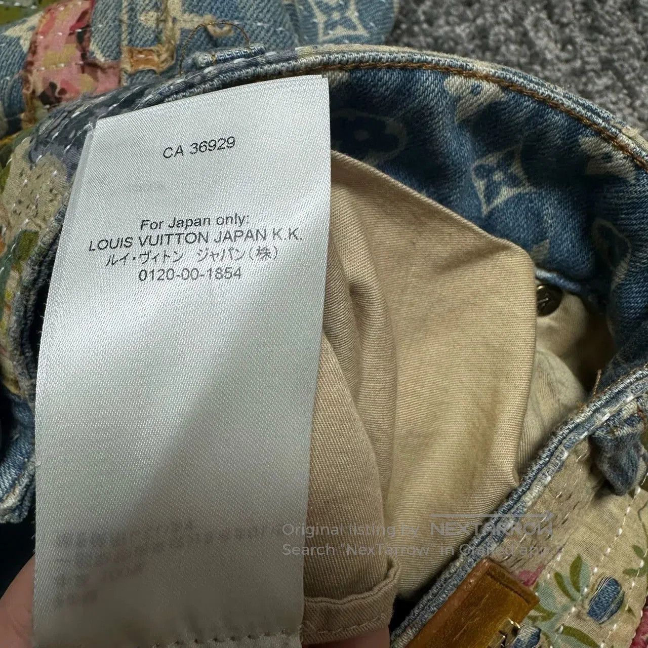 Louis Vuitton louis vuitton floral patchwork denim pants. Size US 30 / EU 46 - 7 Thumbnail