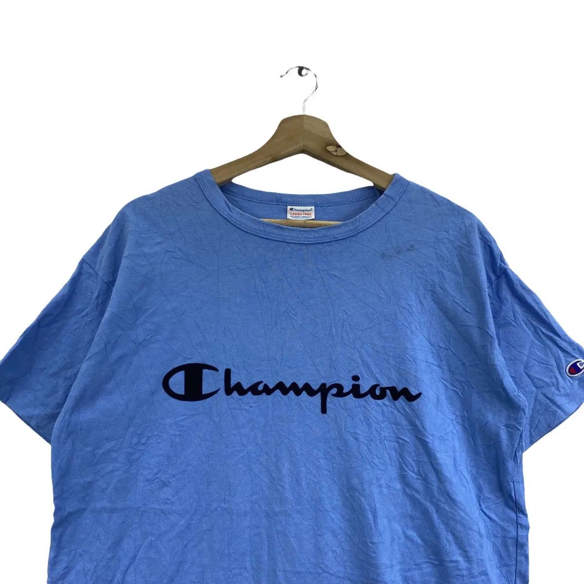 Champion Vtg 90’ CHAMPION AVAN LILY Collection Blue Sweatshirt Size L / US 10 / IT 46 - 3 Thumbnail