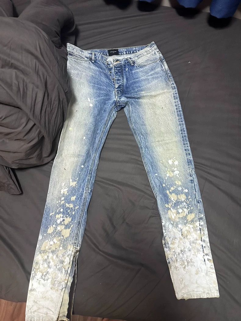 Fear of God Fear of God Blue splash ink Size US 35 - 2 Thumbnail