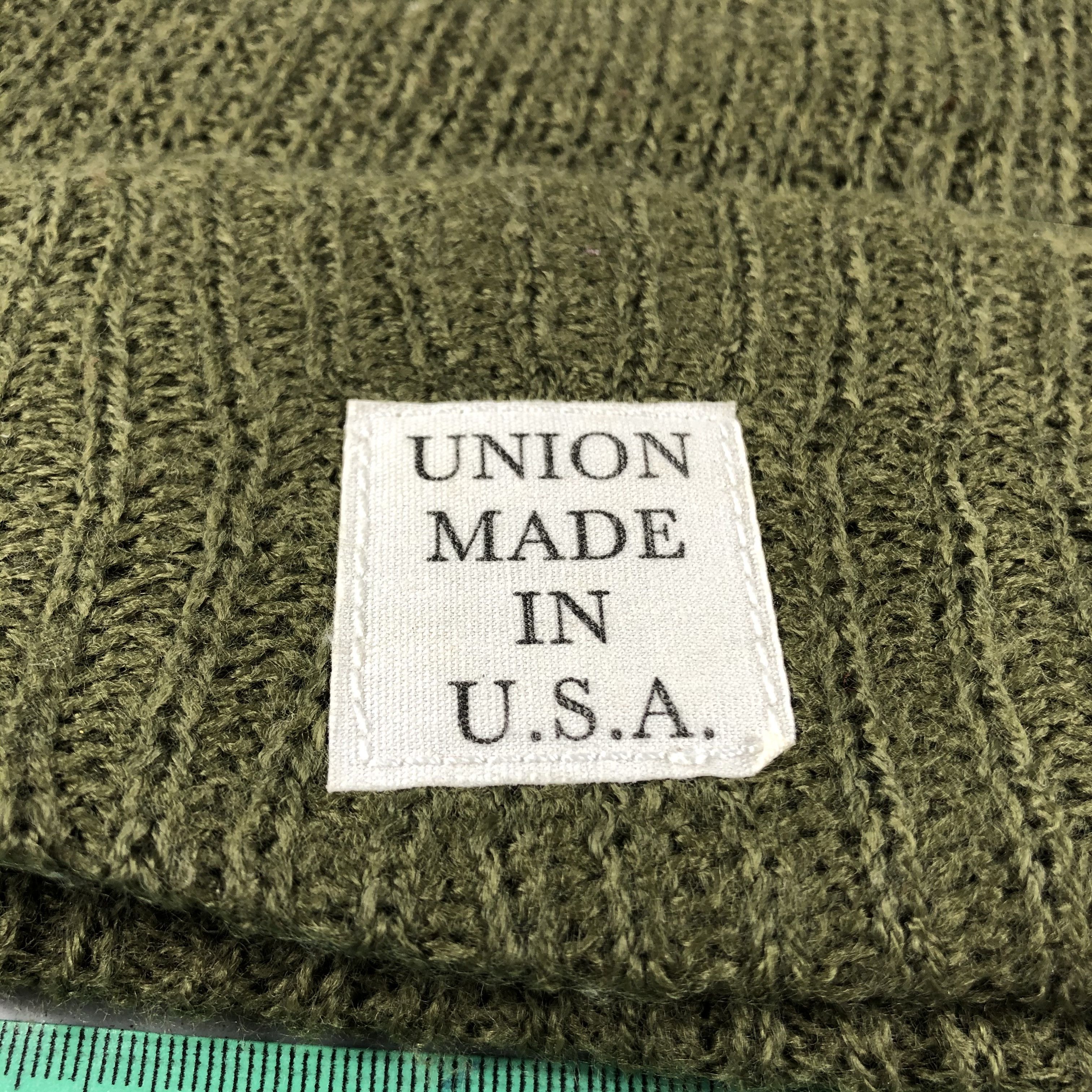 Vintage Union Made in USA Fisherman Beanie Snowcap Snow Hat B752 Size ONE SIZE - 4 Thumbnail