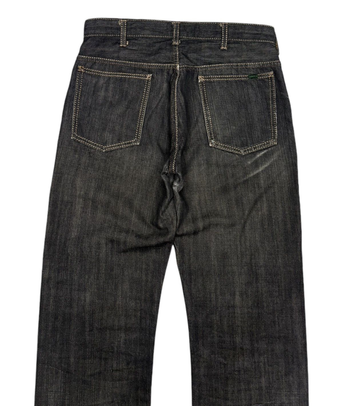 If Six Was Nine HARRODS LONDON BLACK JEANS DISTRESSED DENIM HELMUT LANG Size US 31 - 4 Thumbnail