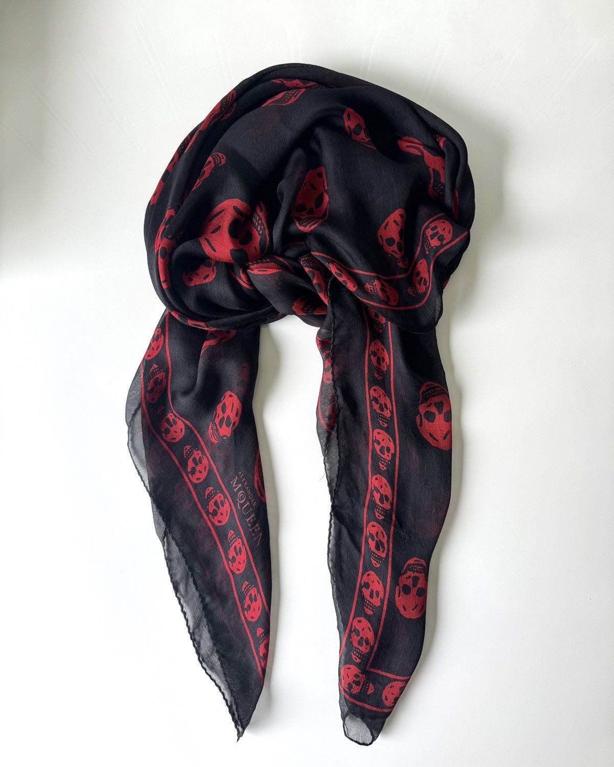 Alexander McQueen Alexander McQueen Skull Scarf Size ONE SIZE - 1 Thumbnail