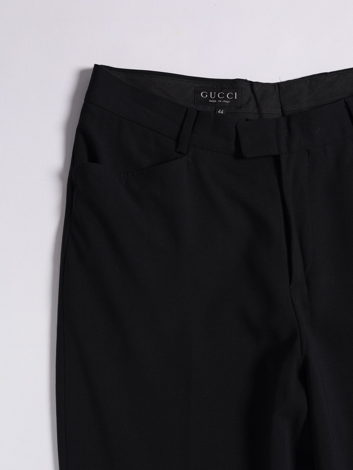 Gucci Gucci Dark Navy Suit Trousers Wool Tailored Pants Vintage Size US 31 - 6 Thumbnail