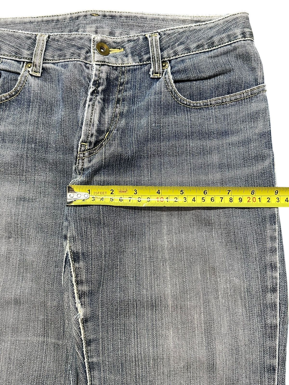 Japanese Brand Vintage Japanese Brand Faded Wash Flare Jeans Size US 29 - 13 Thumbnail