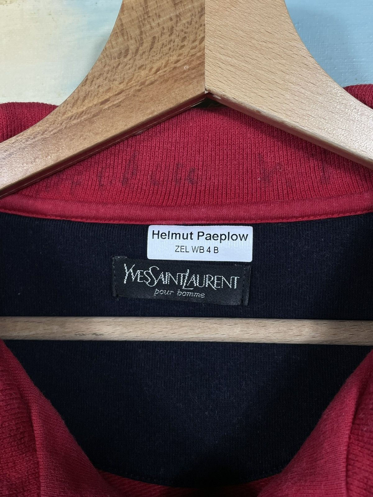 Vintage × Yves Saint Laurent YSL Yves Saint Laurent Zip 1/3 Half Sweatshirt Crewneck Size US XL / EU 56 / 4 - 5 Thumbnail