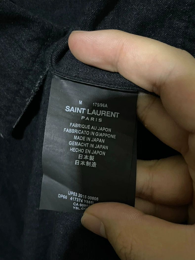 Saint Laurent Paris saint Laurent paris16ss Genuine Cat's Eye Black Shirt 2503 Size US M / EU 48-50 / 2 - 6 Thumbnail