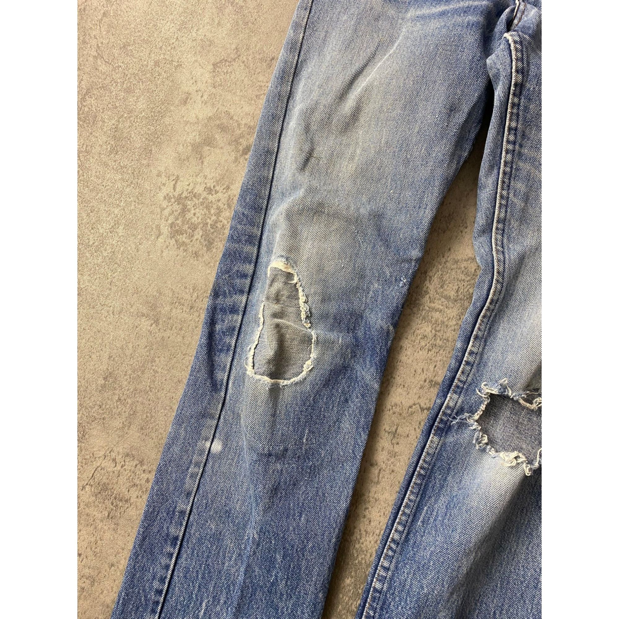 Levi's × Vintage 90s Vintage Levi's Denim Jeans Distressed Size US 30 / EU 46 - 6 Thumbnail