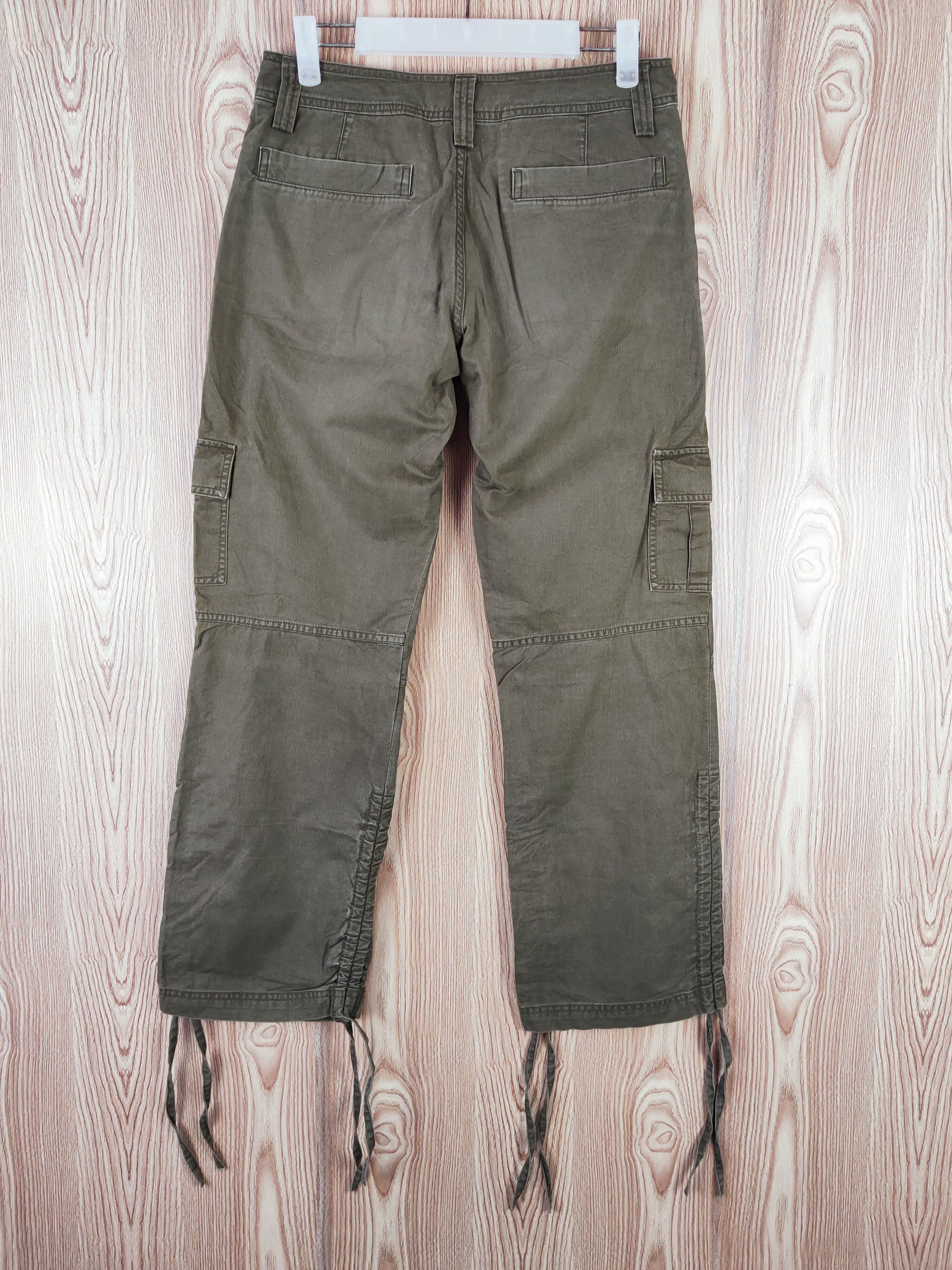 Japanese Brand Uniqlo Olive Multipocket Tactical Cargo Pants #W438 Size 28" / US 6 / IT 42 - 7 Thumbnail