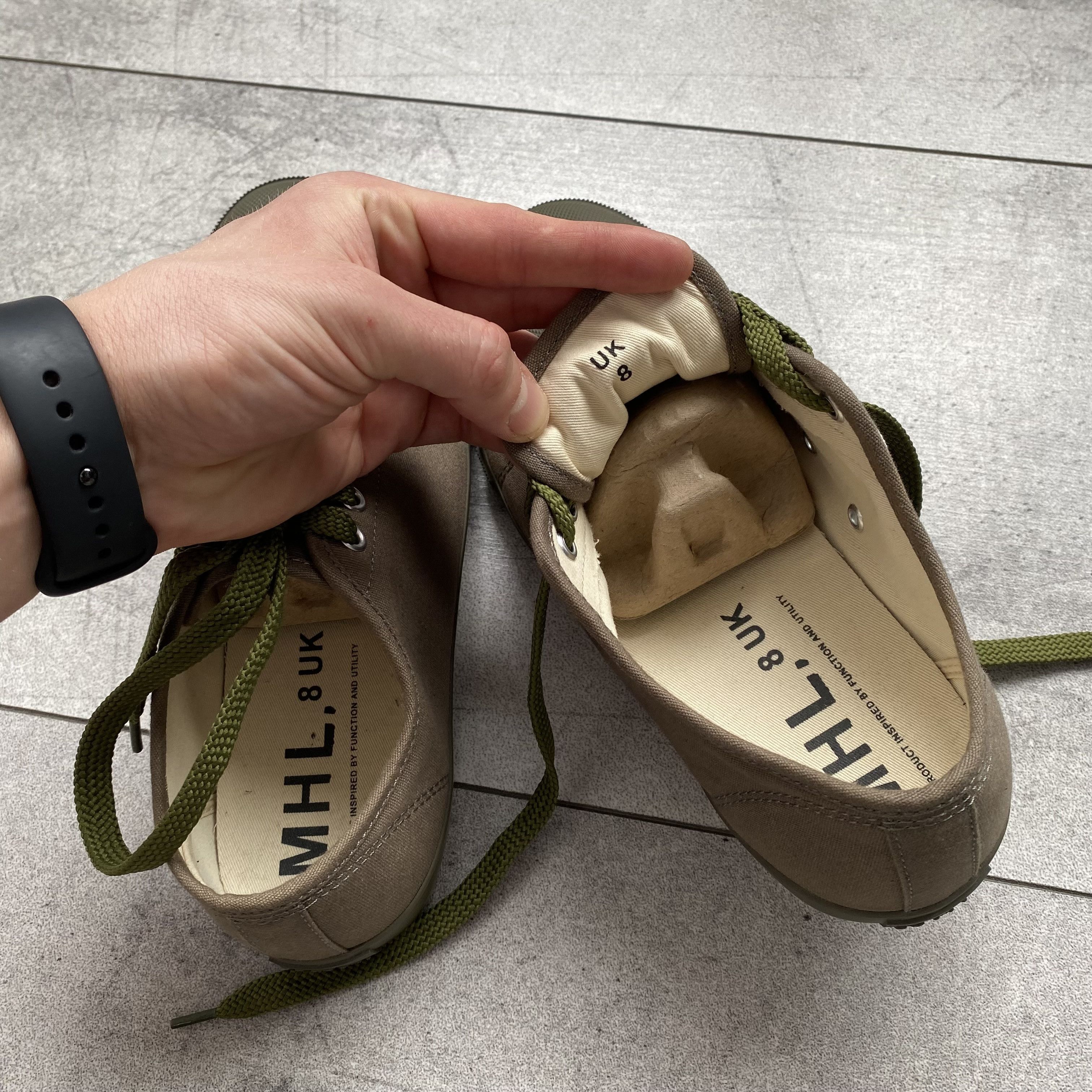 Margaret Howell Margaret Howell MHL Utility Khaki Sneakers Size US 8 / EU 41 - 7 Thumbnail