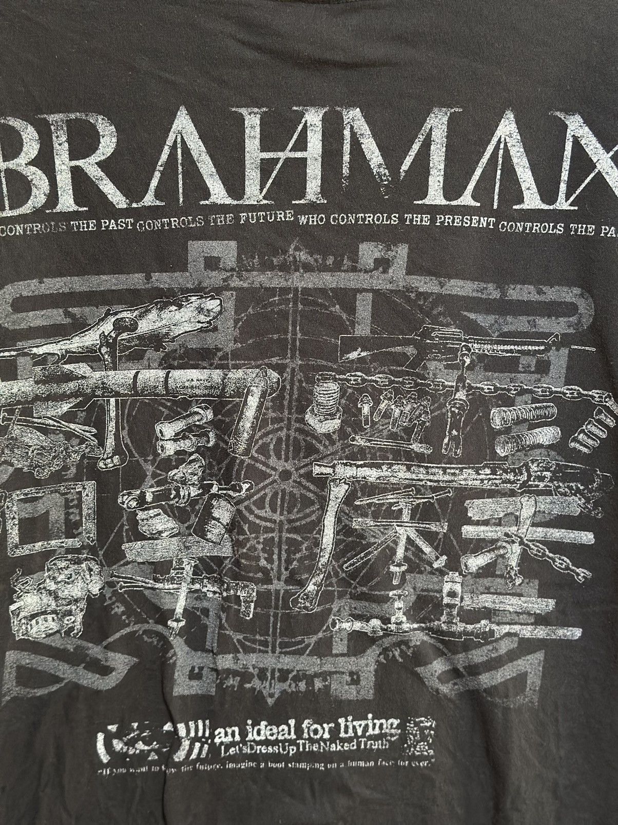 Band Tees × Japanese Brand × Vintage Vintage Brahman Who The Control The Past Faded Tee Size US L / EU 52-54 / 3 - 7 Thumbnail