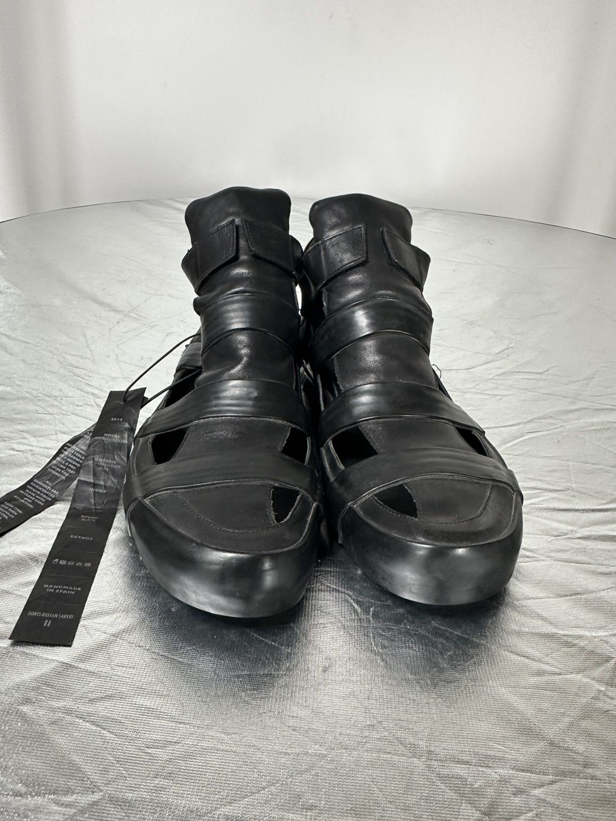 Boris Bidjan Saberi leather summer sneakers Size US 10.5 / EU 43-44 - 6 Thumbnail