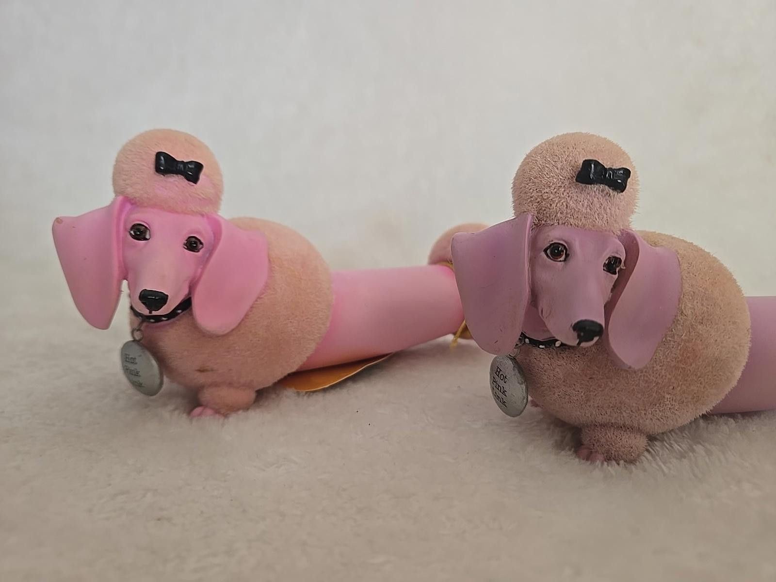Other Westland Hot Diggity Dog 2005 Pink Link Poodles Dachshund Size ONE SIZE - 6 Thumbnail