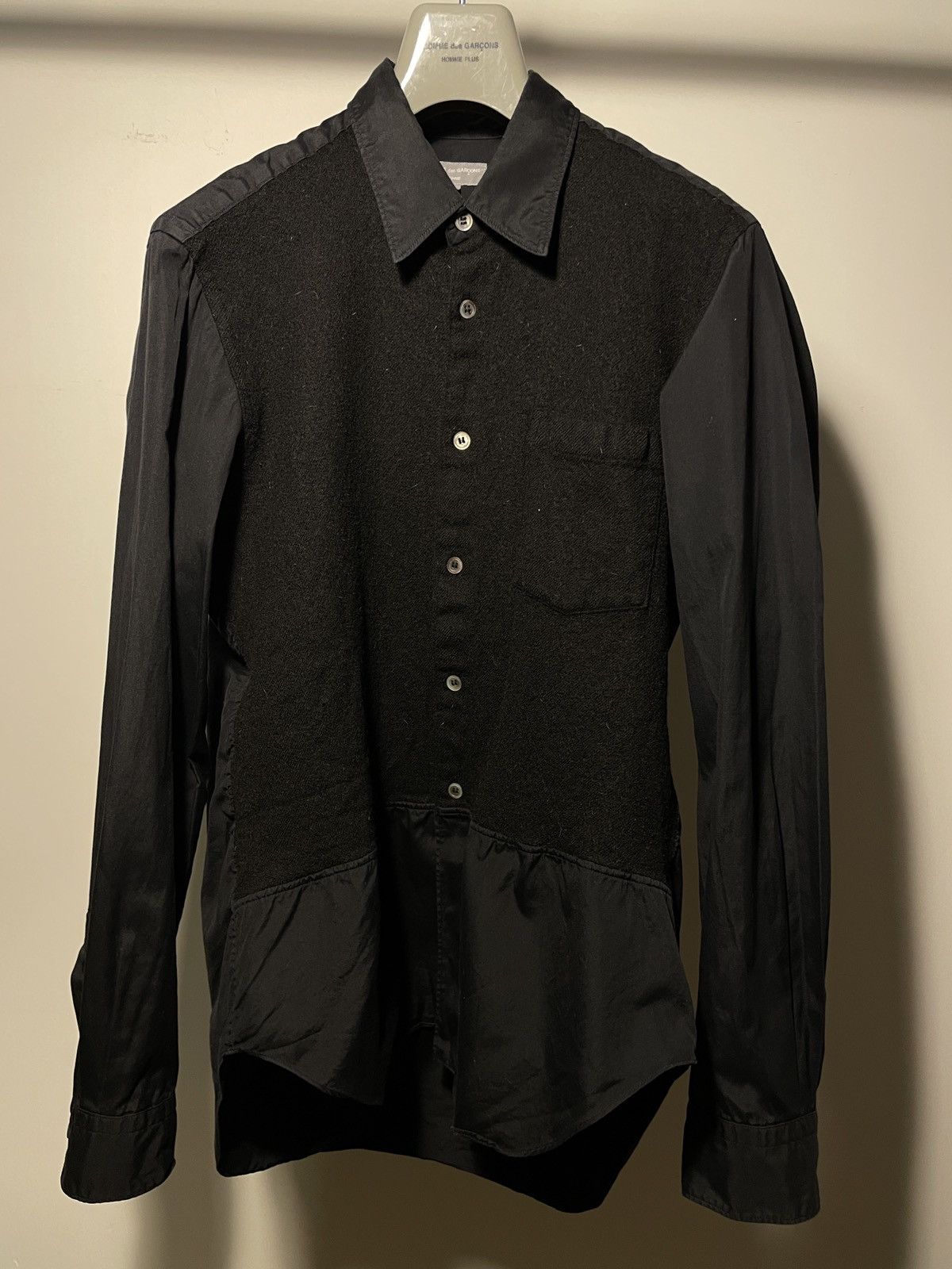 Cdgh boiled wool shirt