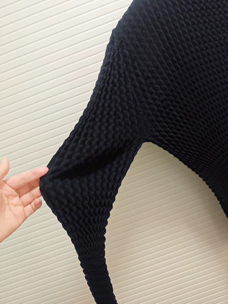 Issey Miyake Issey Miyake size:2 Black main line sponge knitted sweater Size S / US 4 / IT 40 - 7 Thumbnail