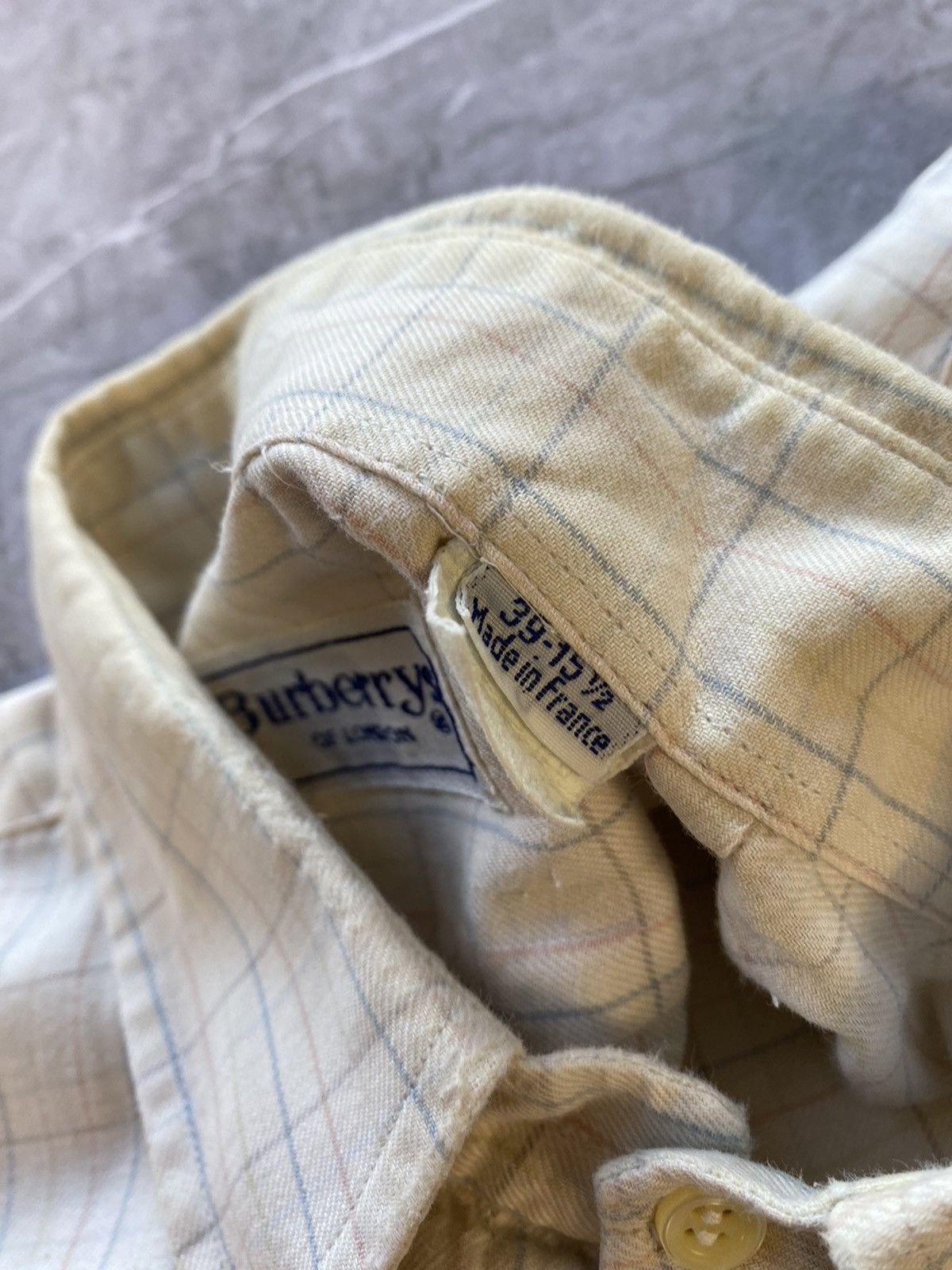 Burberry × Vintage Vintage Y2K Burberrys of London Flannel Shirt Button Up 90s Size US XL / EU 56 / 4 - 10 Thumbnail