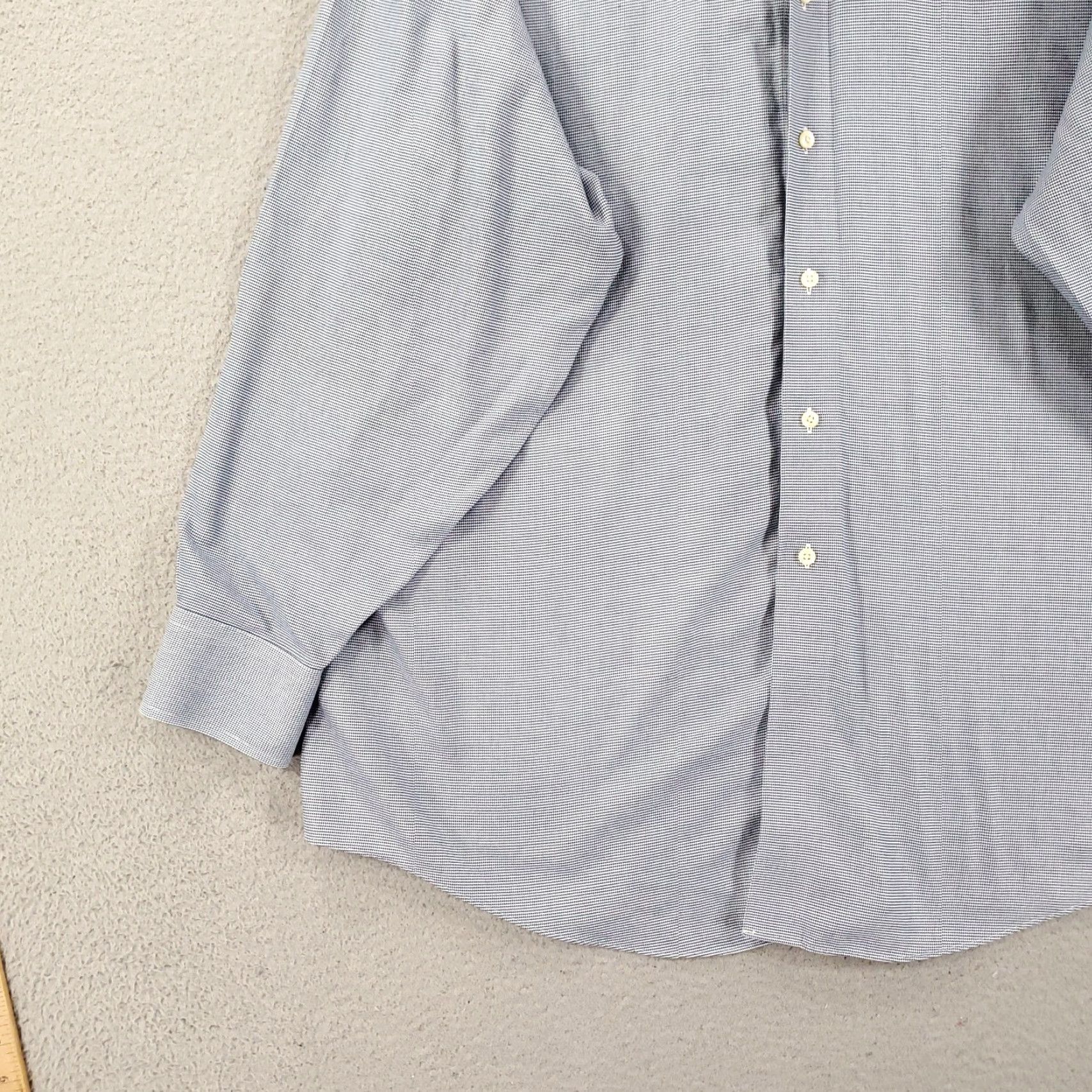 Brooks Brothers Brooks Brothers Shirt Mens 18 36 Non Iron Button Up Blue Long Sleeve Size US XXL / EU 58 / 5 - 3 Thumbnail