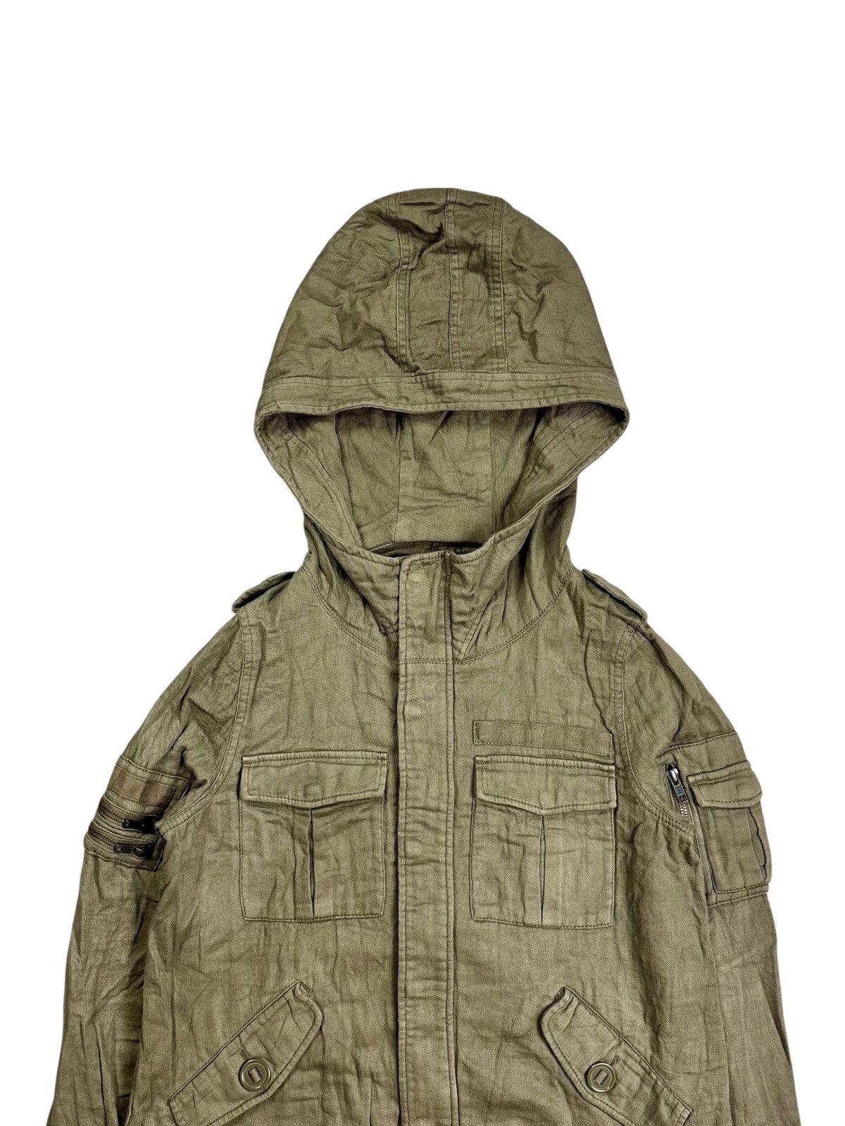 Le Grande Bleu (L.G.B.) 2000s SLY - Apocalypse Style Cargo Hooded Jacket Size US M / EU 48-50 / 2 - 5 Thumbnail