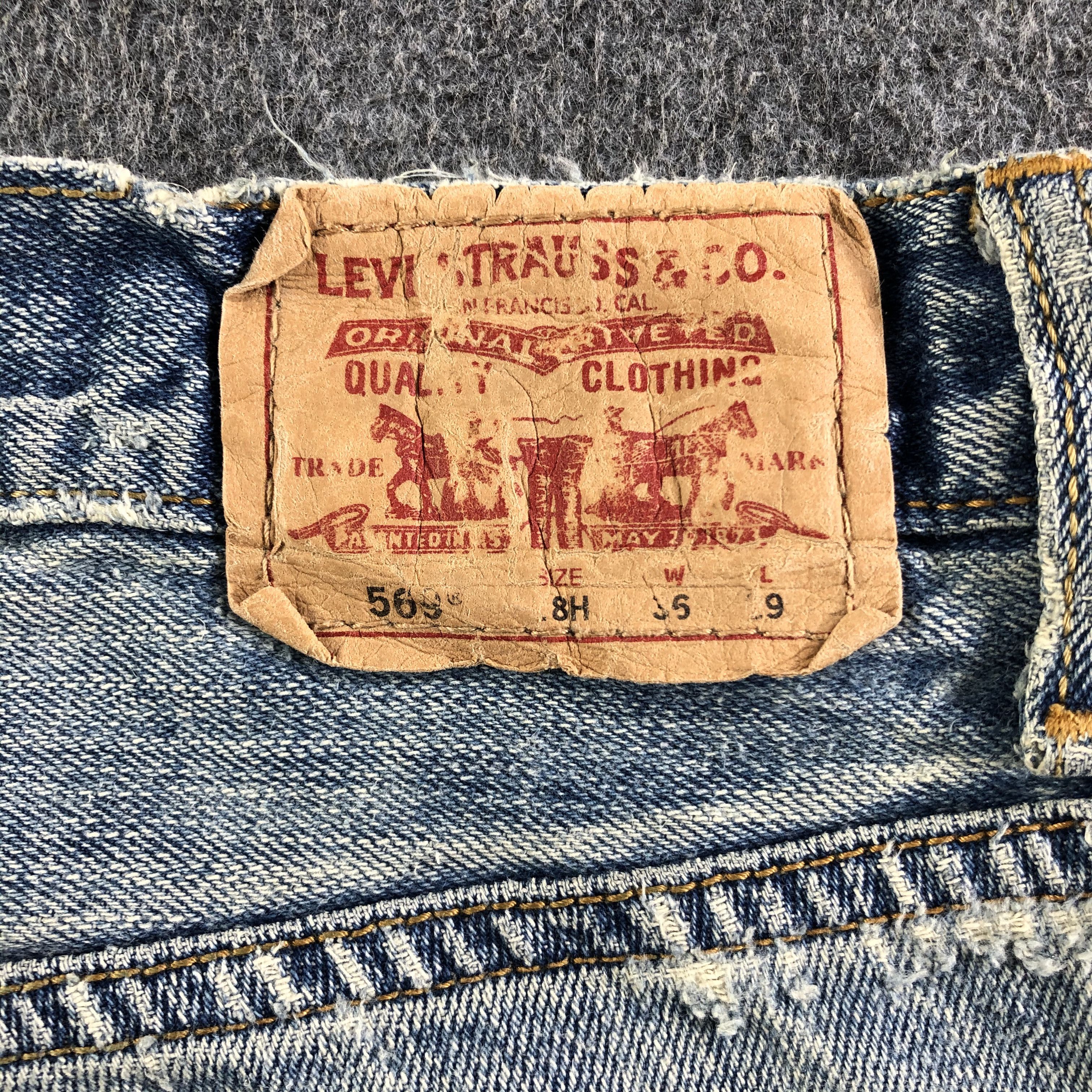 Levi's Vintage Levis 569 Jeans-J4259 Size US 35 - 5 Thumbnail