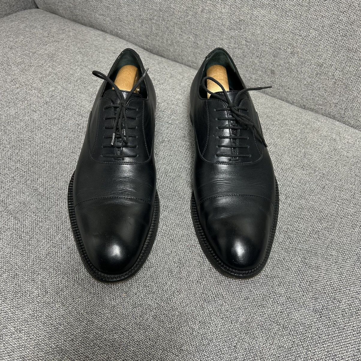 Gucci Gucci Black Leather Oxford Dress Shoes IT8 Size US 9.5 / EU 42-43 - 5 Thumbnail