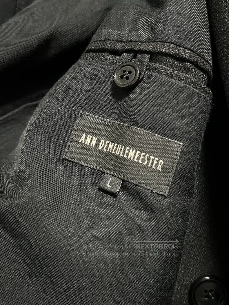 Ann Demeulemeester Ann Demeulemeester Size L Black Coat Size L / US 10 / IT 46 - 2 Thumbnail