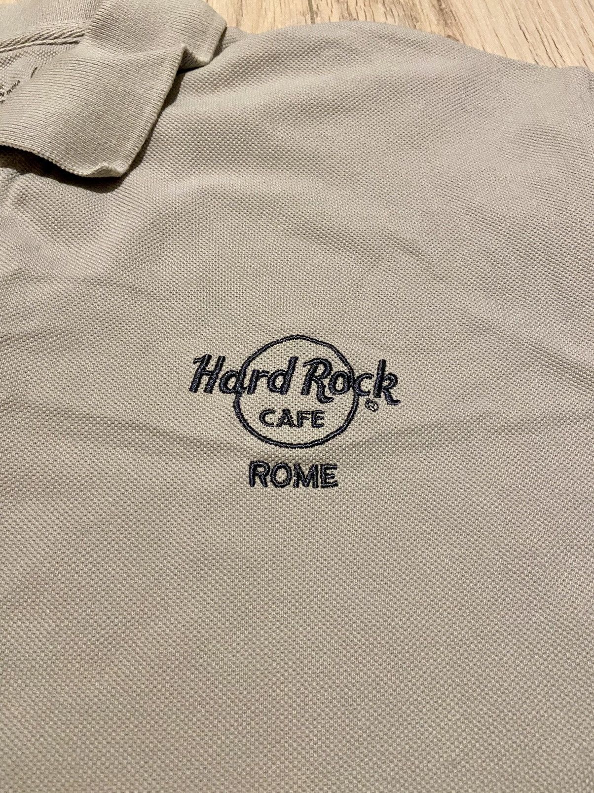 Band Tees Hard Rock cafe Rome polo tee Size US XL / EU 56 / 4 - 3 Thumbnail