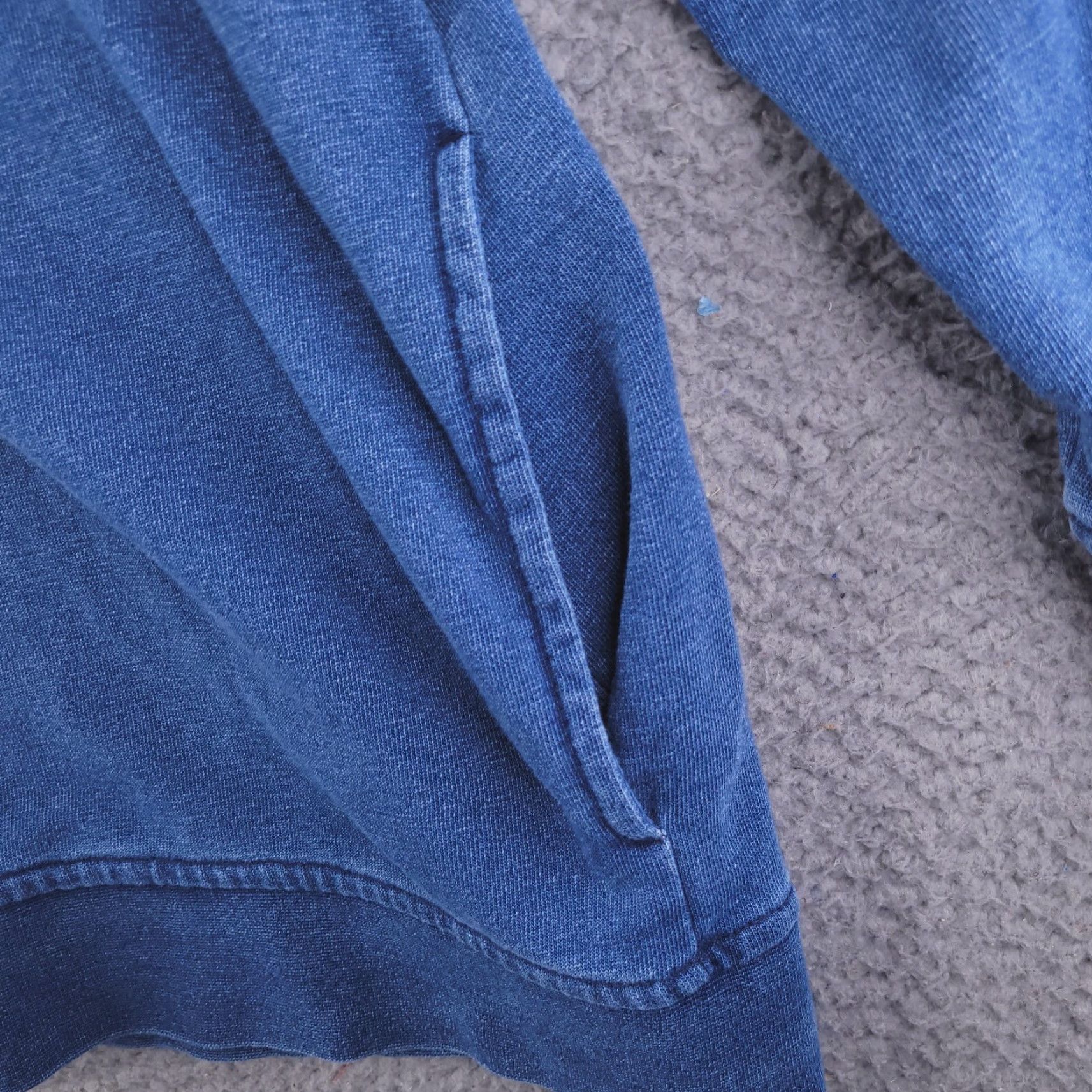 Tommy Hilfiger Tommy Hilfiger Sweatshirt Womens 2XL Blue Denim Jean Look Country Lace Full Zip Activewear Countries Womens Size XXL / US 16-18 / IT 52-54 - 4 Thumbnail