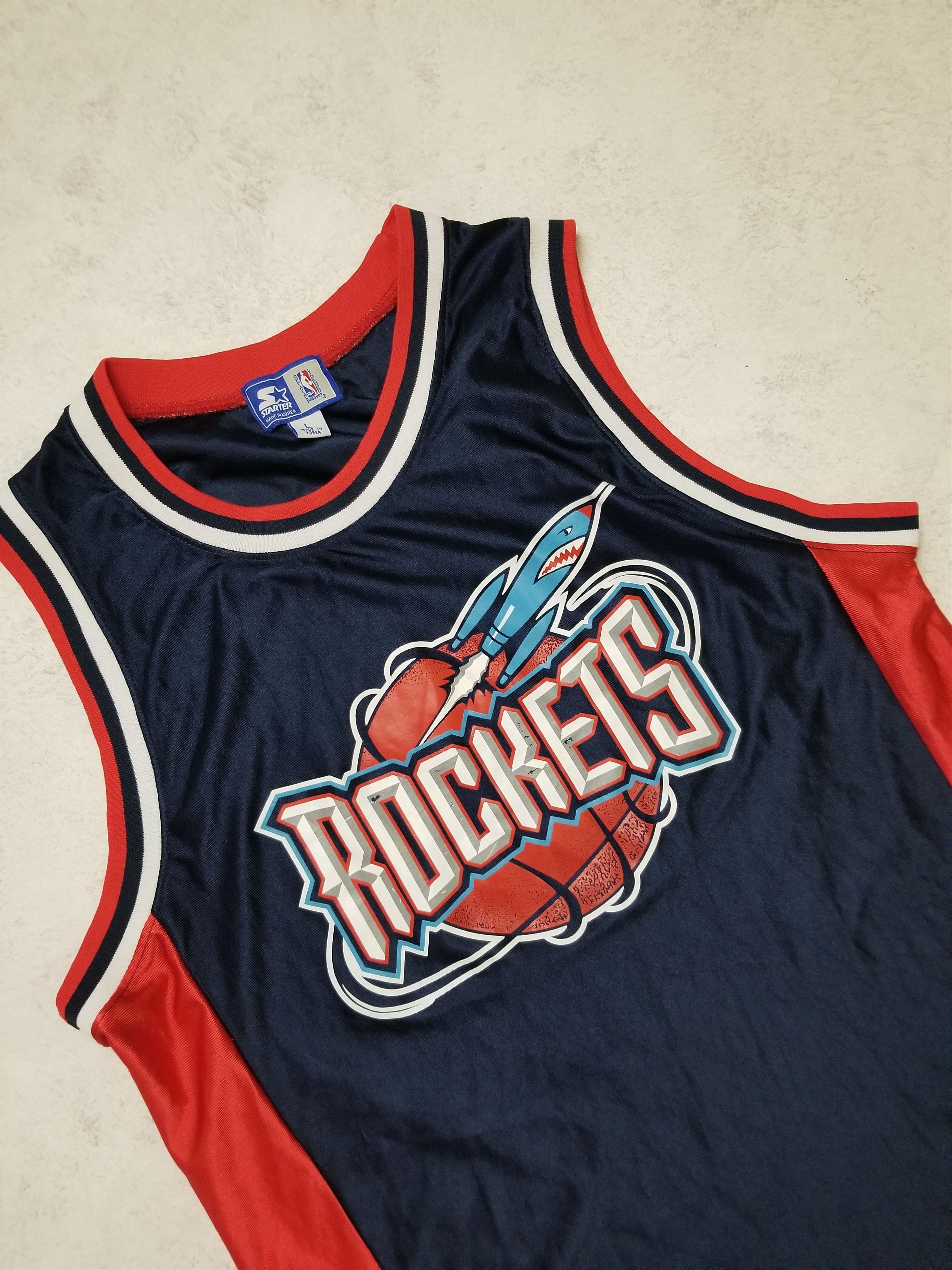 Starter Vintage Starter Houston Rockets #4 Charles Barkley Jersey Size US L / EU 52-54 / 3 - 17 Thumbnail
