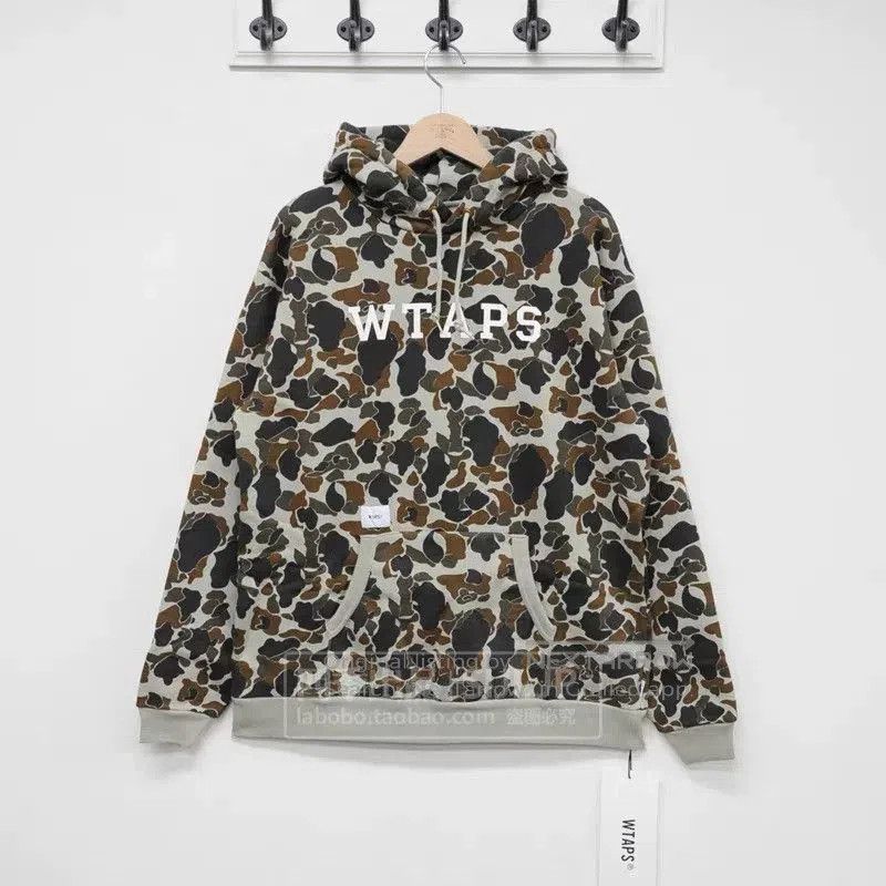Wtaps WTAPS Hooded College Camo Sweater 18AW. Size US M / EU 48-50 / 2 - 1 Thumbnail