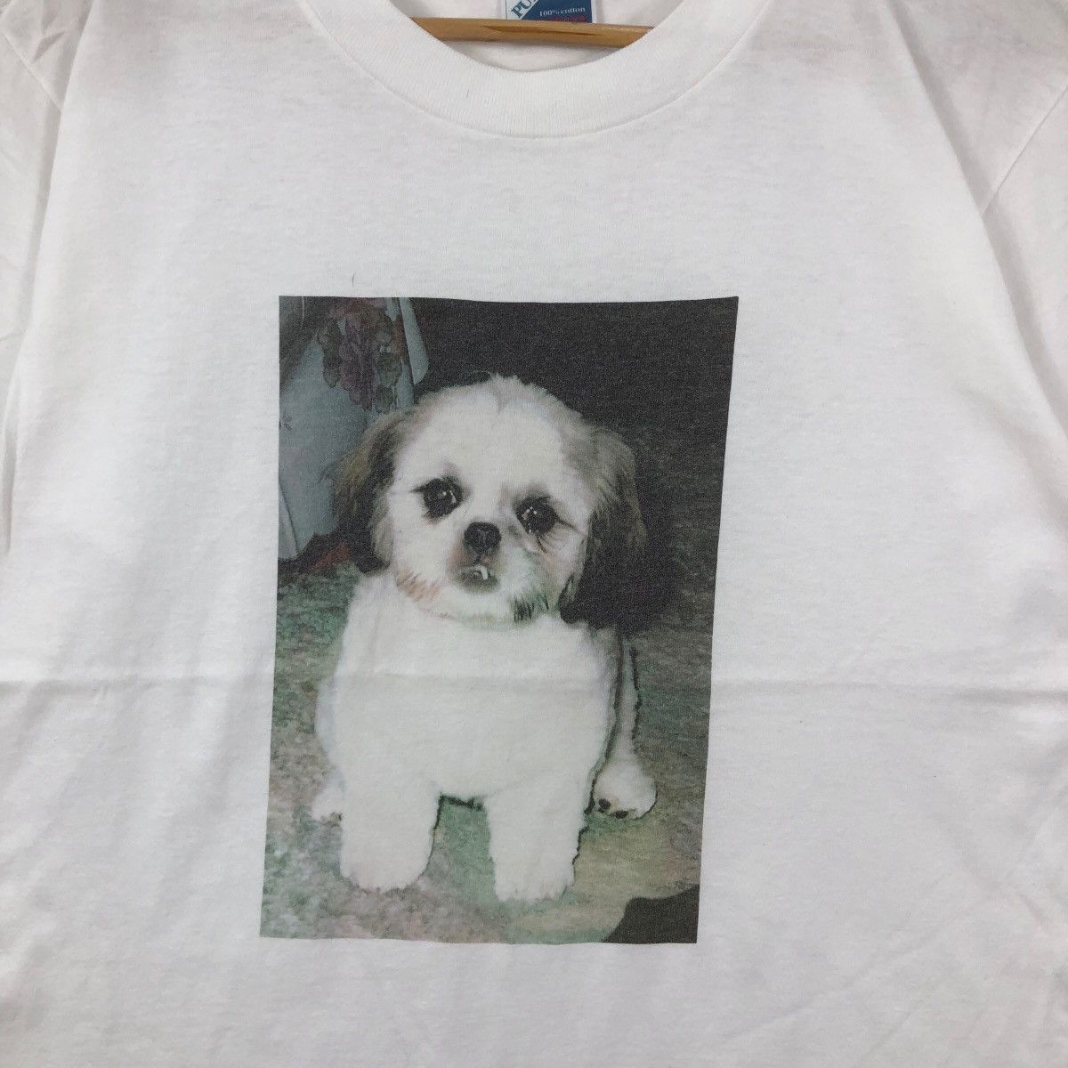 Vintage Vintage 90s Puppy Tail Photoprint T Shirt Size M Size US M / EU 48-50 / 2 - 3 Thumbnail