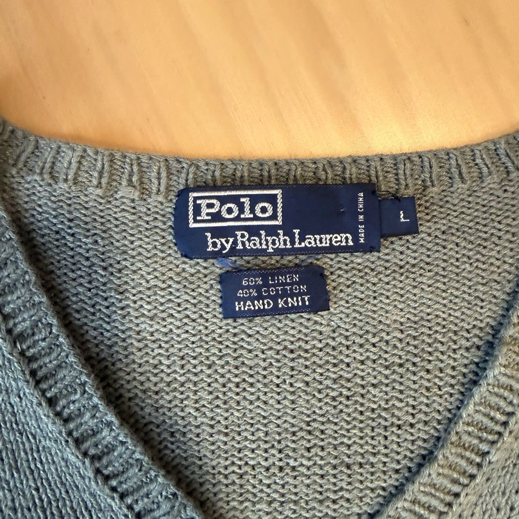 Polo Ralph Lauren Polo Ralph Lauren Linen Cotton Sweater Vest Large Gray Pullover Vest Mens Knit Polo Ralph Lauren Linen Cotton Sweater Vest L Mens Gray Size US L / EU 52-54 / 3 - 6 Thumbnail