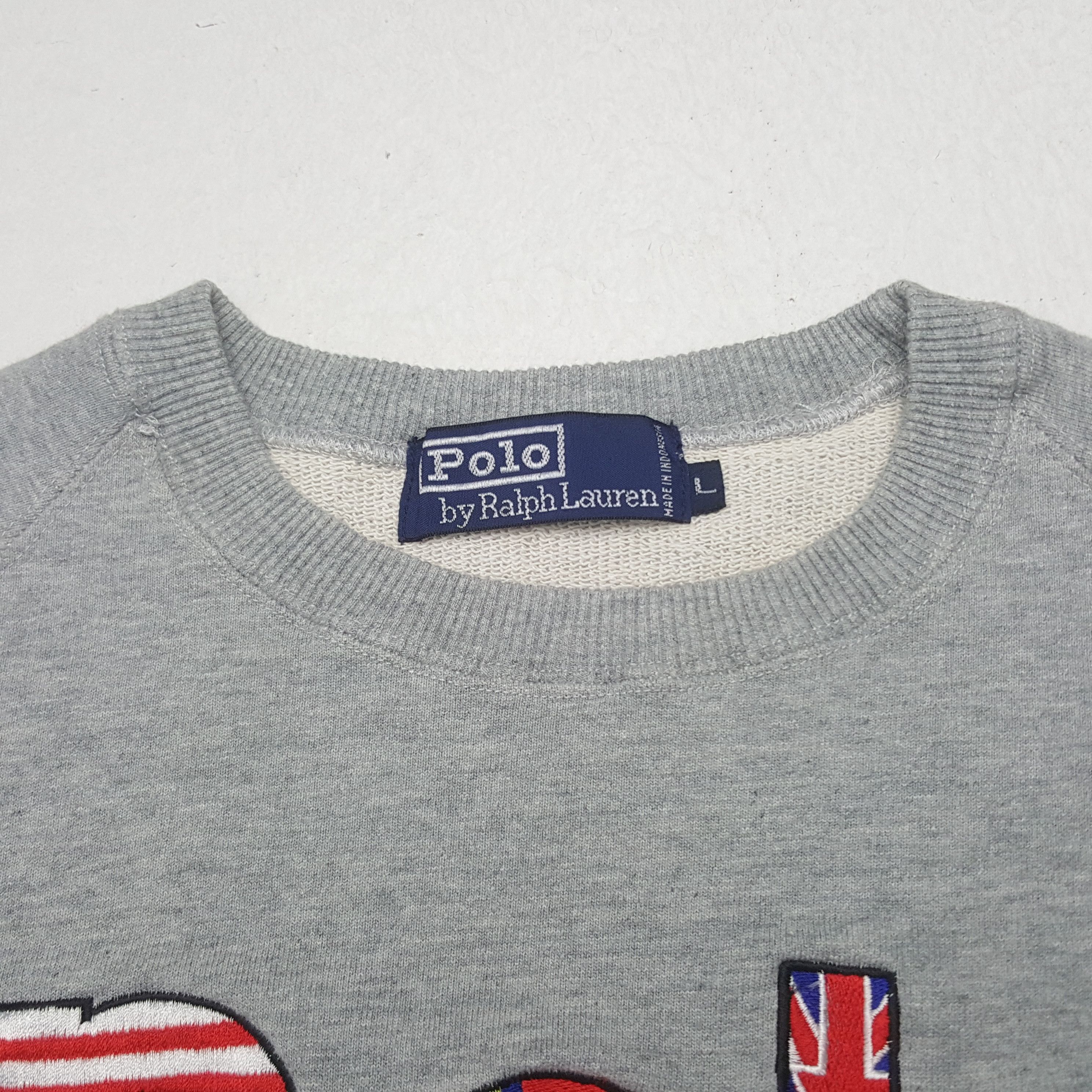 Polo Ralph Lauren Vintage Polo by Ralph Laurent Flag Art Sweatshirt C293N10 Size US M / EU 48-50 / 2 - 4 Thumbnail