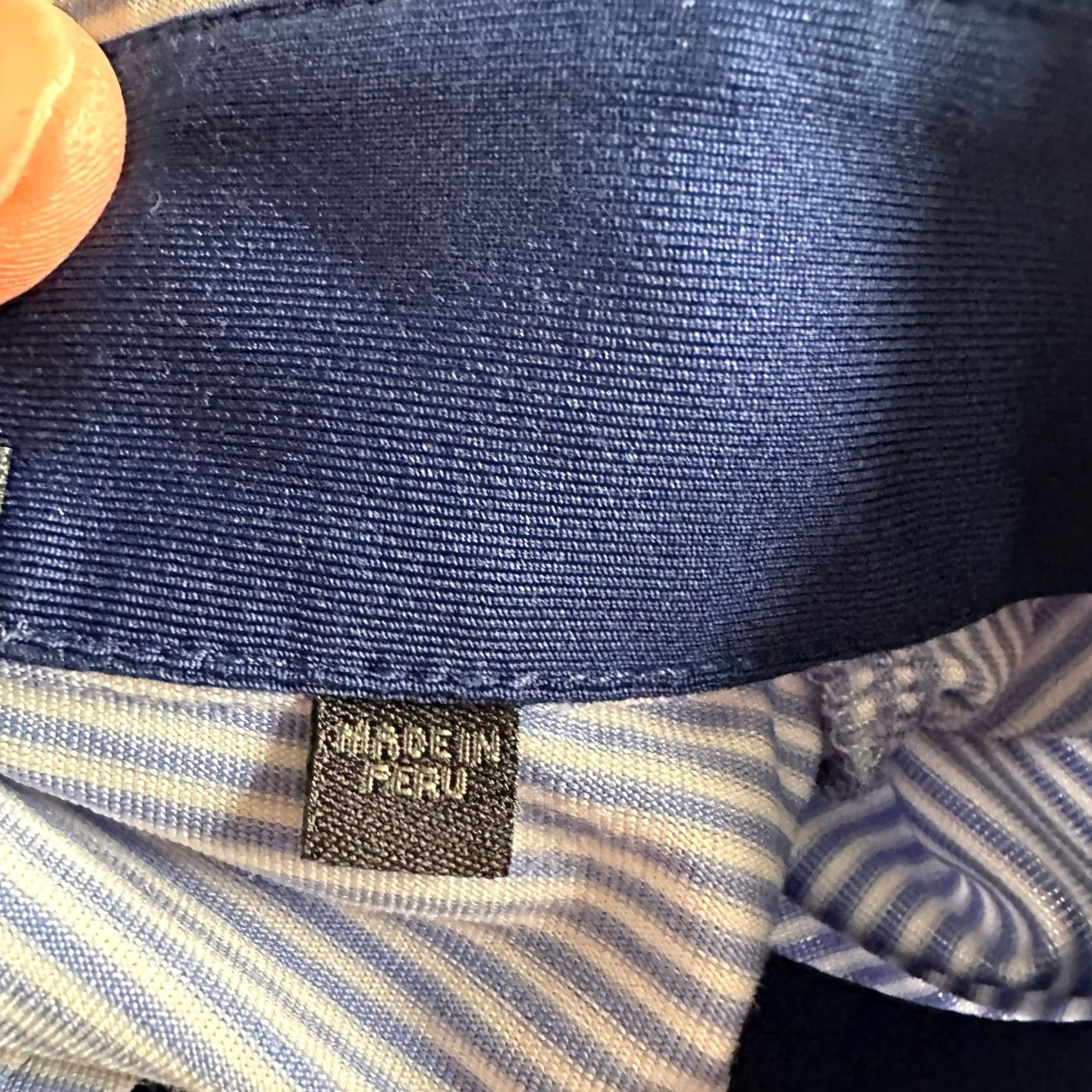Vintage Greyson Polo Shirt Mens L Blue White Striped Short Sleeve Performance Golf Size US L / EU 52-54 / 3 - 5 Thumbnail