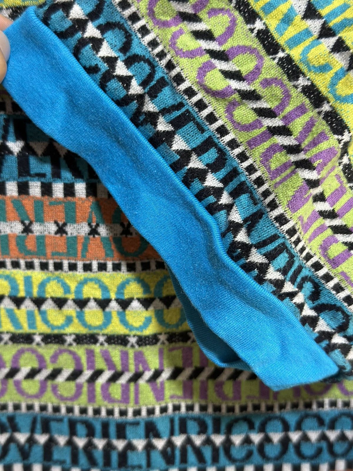 Designer × Enrico Coveri × Vintage Vintage Enrico Coveri Over Print Faded Tee Size US M / EU 48-50 / 2 - 3 Thumbnail