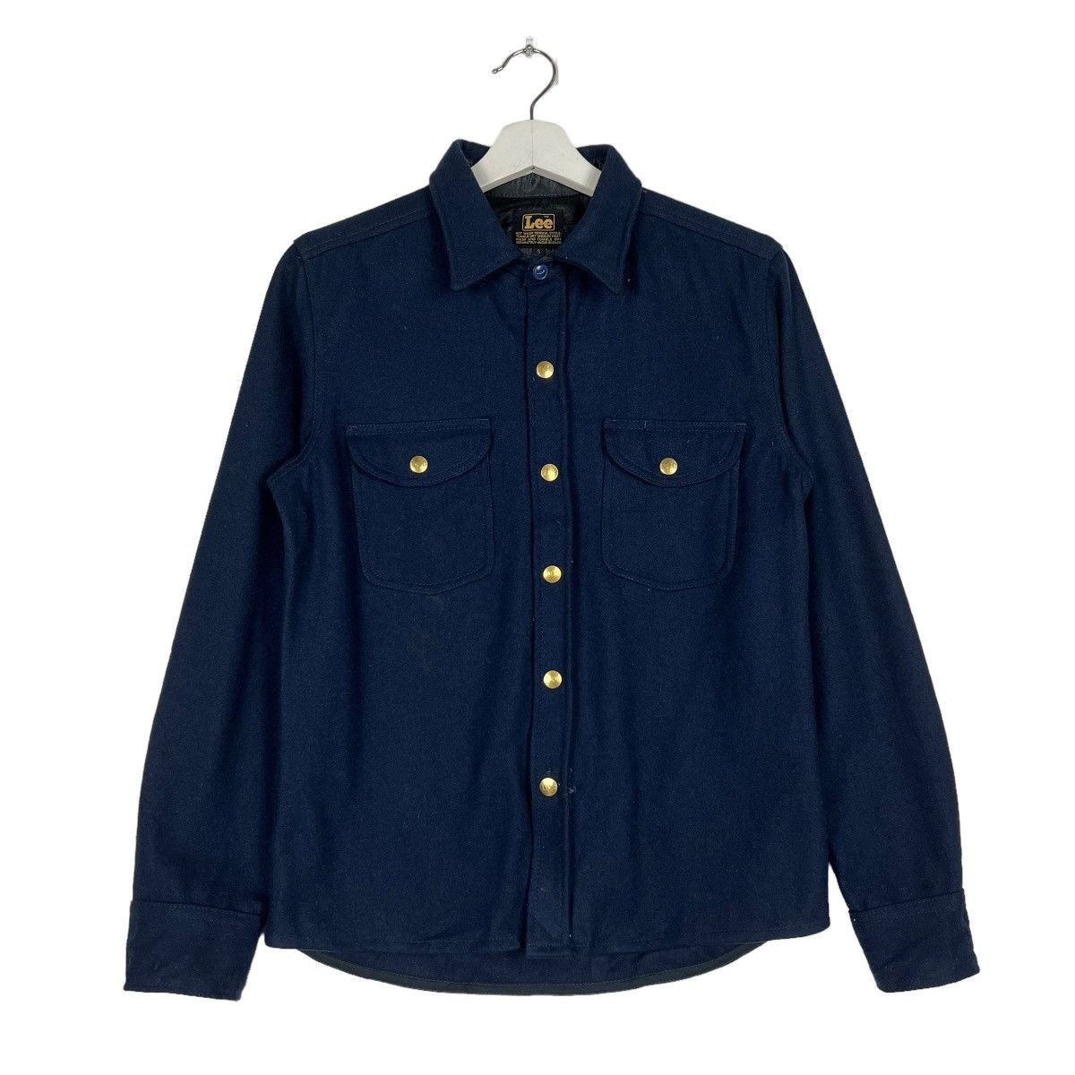 Lee 🔥 LEE WOOL SHIRT CPO JACKET Size US S / EU 44-46 / 1 - 2 Thumbnail