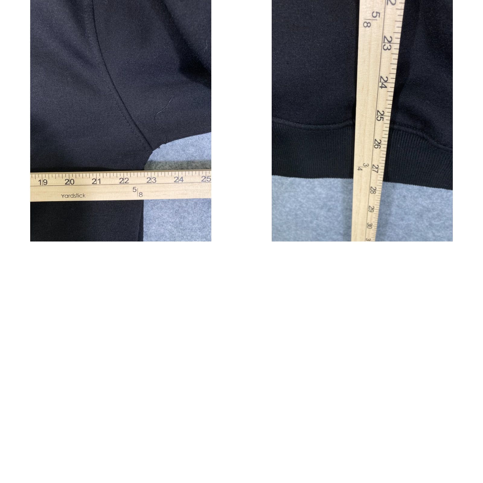 Vintage Bleecker & Mercer Pullover Sweatshirt Hooded Mens L Black Drawstring Pockets Long Sleeve Regular Fit Size US L / EU 52-54 / 3 - 9 Thumbnail