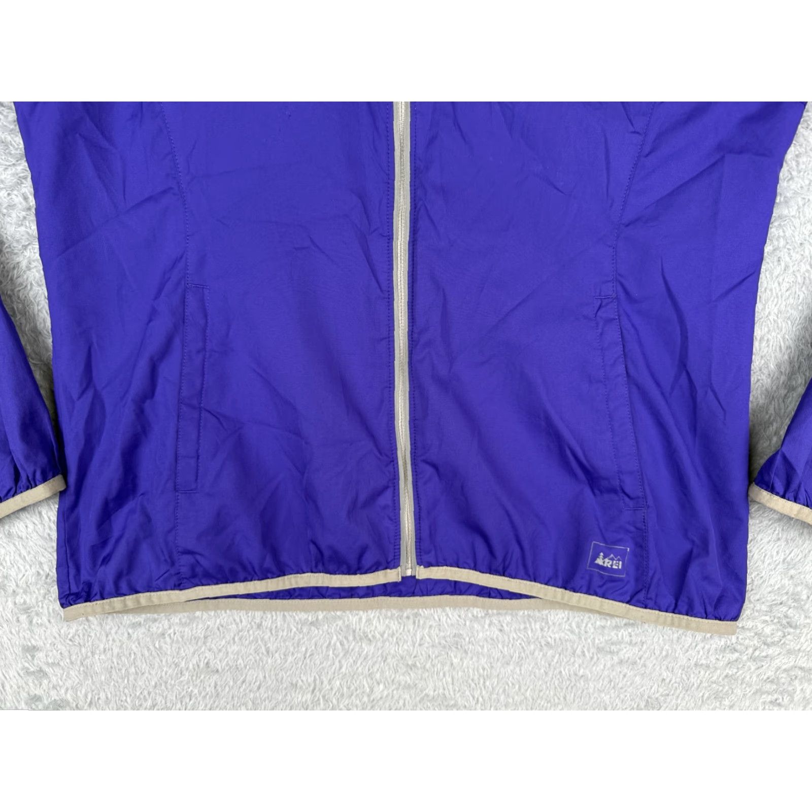 Vintage REI Jacket Women Large Purple Lightweight Windbreaker Full Zip Run Walk Size L / US 10 / IT 46 - 5 Thumbnail