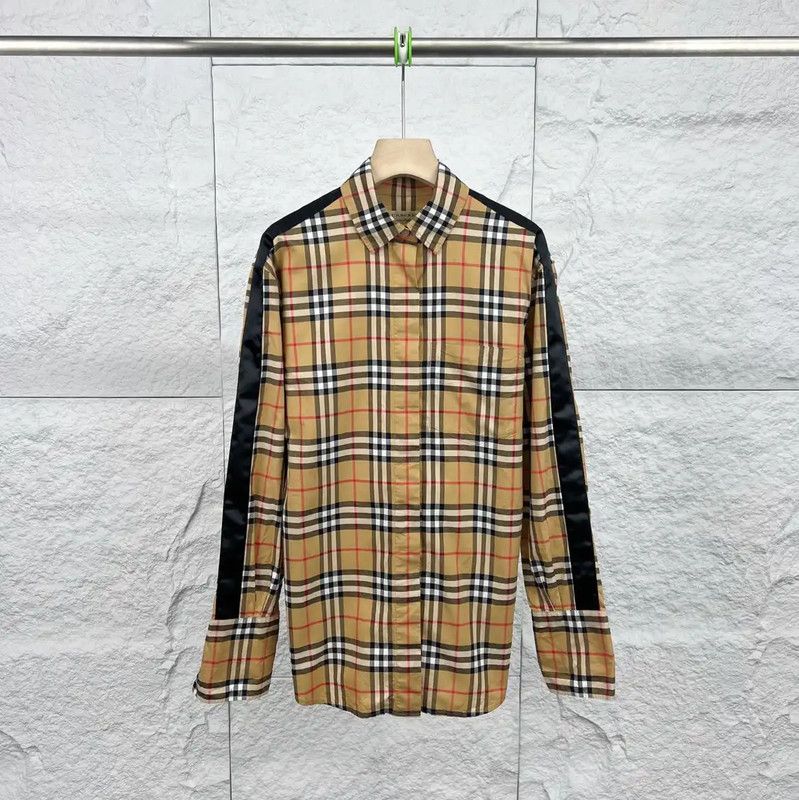 Burberry Women's Khaki Cotton Shirt