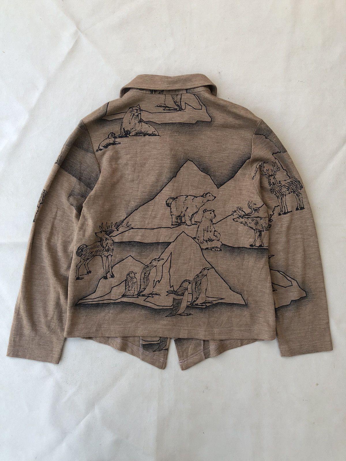 If Six Was Nine Japanese Poem Artwork Blouse Salon Tokyo Button Shirt Size US M / EU 48-50 / 2 - 2 Thumbnail